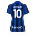Billige Inter Milan Lautaro Martinez #10 Hjemmetrøye Dame 2022-23 Kortermet